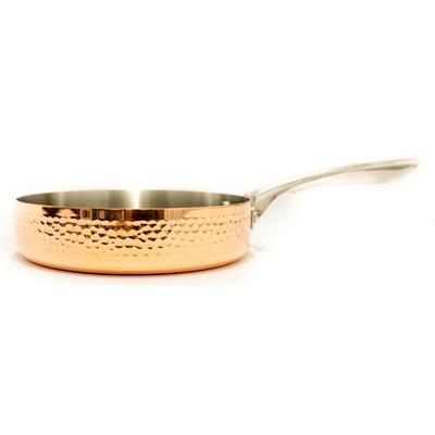 BergHOFF - Tri-Ply 8" Deep Skillet - Hammered Copper - 2220248