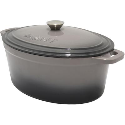 BergHOFF - Neo 8-Quart Cast Iron Covered Dutch Oven - Oyster - 2220306