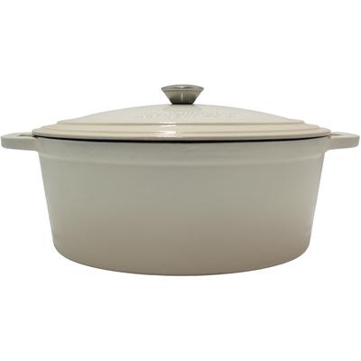BergHOFF - Neo 8-Quart Cast Iron Covered Dutch Oven - Meringue - 2220312