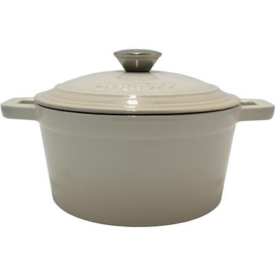 BergHOFF - Neo 3-Quart Cast Iron Covered Dutch Oven - Meringue - 2220315