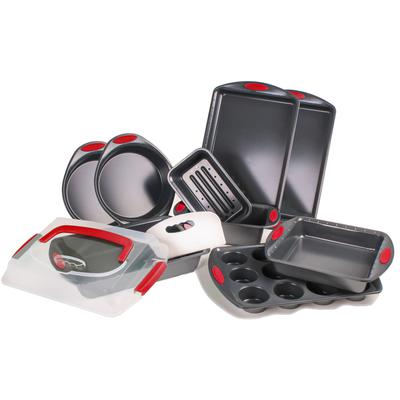BergHOFF - 11-Piece Perfect Slice Bakeware Set – Red - 2220378