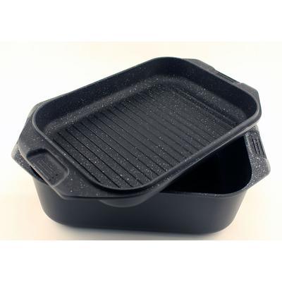 BergHOFF - Scala 4.9-Quart Double Roasting Pan - 2307223