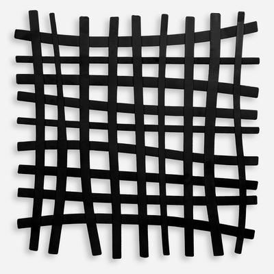 Uttermost - Gridlines Metal Wall D√É¬©cor - Matte Black - 4293