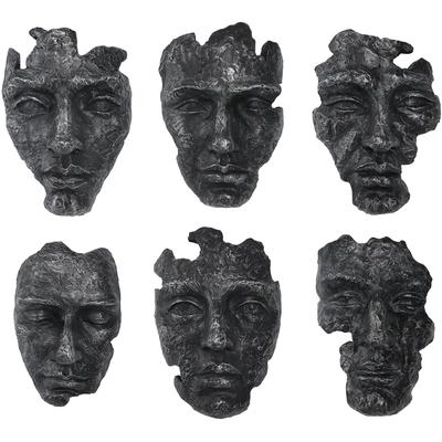 Uttermost - Set of 6 Self-Portrait Metallic Wall D√É¬©cor - 4350