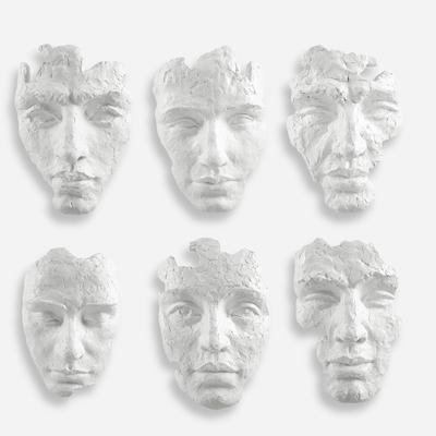 Uttermost - Set of 6 Self-Portrait Mask Wall Decor - 4358