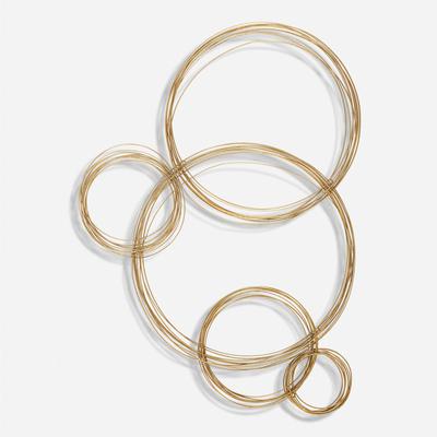 Uttermost - Golden Bubbles Metal Wall Decor - 4369