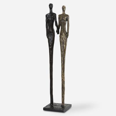 Uttermost - Two's Company Cast Iron Sculpture - 18008