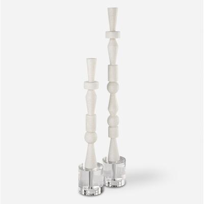 Uttermost - Set of 2 Norte Stone Sculptures - 18102