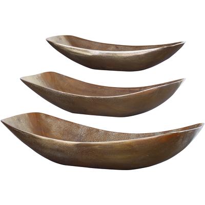 Uttermost - Anas Antique Brass Bowls - Set of 3 - 18957