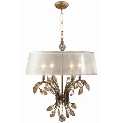 Uttermost - Alenya 4-Light Gold Metal Chandelier - 21245