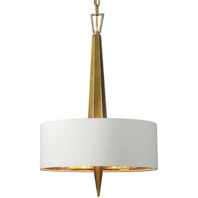 Uttermost - Obeliska 3-Light Gold Chandelier - 21264
