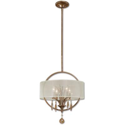 Uttermost - Alenya 4-Light Fabric Drum Pendant - 21962