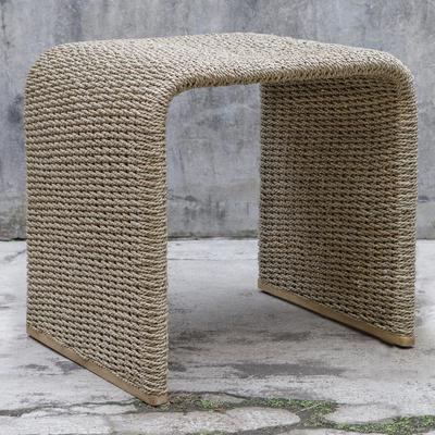 Uttermost - Calabria Woven Seagrass End Table - 22878
