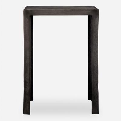 Uttermost - In The Groove Aluminum Accent Table - 22963