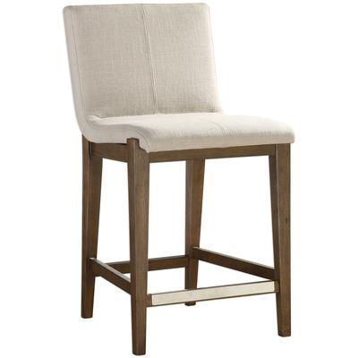 Uttermost - Klemens Linen Counter Stool - 23390