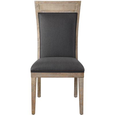 Uttermost - Encore Dark Gray Armless Chair - 23440