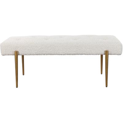 Uttermost - Olivier White Bench - 23572