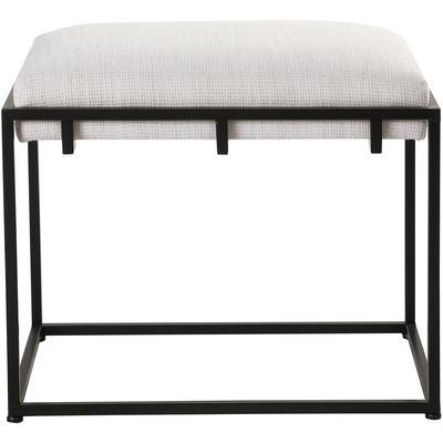 Uttermost - Paradox White Small Bench - 23580