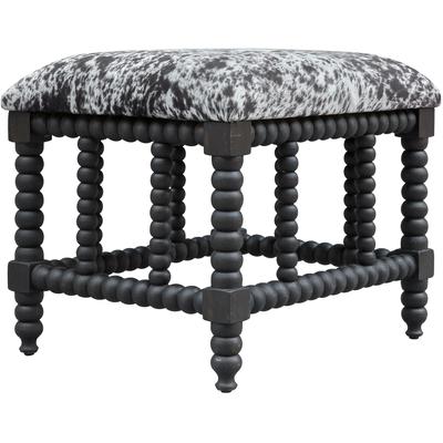 Uttermost - Rancho Faux Cow Hide Small Bench - 23589