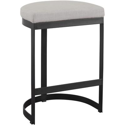 Uttermost - Ivanna Black Iron Counter Stool - 23591