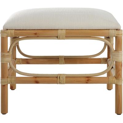 Uttermost - Laguna Small White Bench - 23668