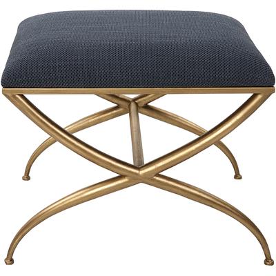 Uttermost - Crossing Small Navy Bench - 23678