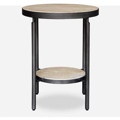 Uttermost - Dauntless Travertine Side Table - 24113