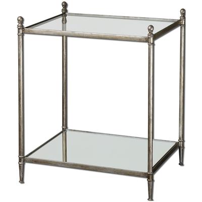 Uttermost - Gannon Mirrored Glass End Table - 24282