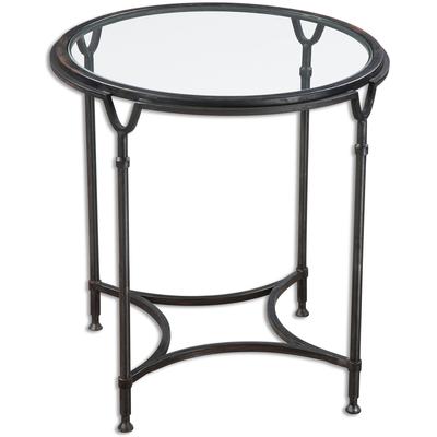 Uttermost - Samson Glass Side Table - 24469