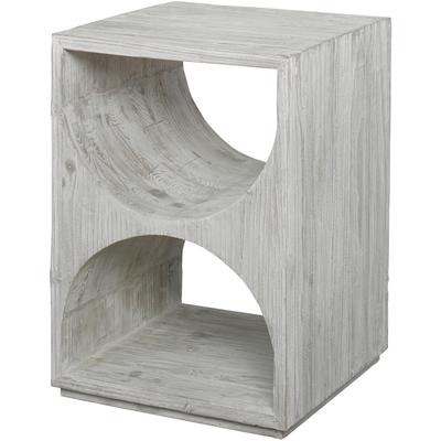 Uttermost - Hans White Side Table - 24969