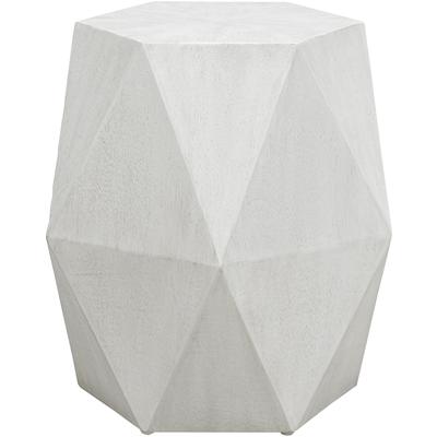 Uttermost - Volker Geometric Accent Table - White - 25273