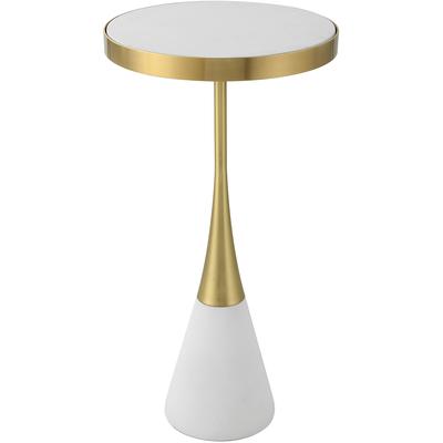 Uttermost - Apex Concrete Accent Table - White - 25281