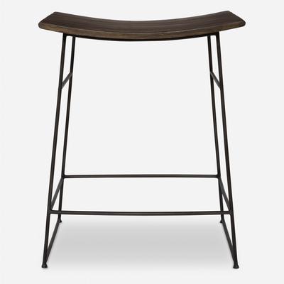Uttermost - Thura Counter Stool - Walnut - 25299
