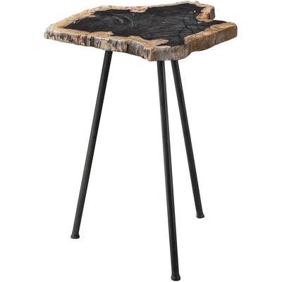 Uttermost - Mircea Petrified Wood Accent Table - 25461