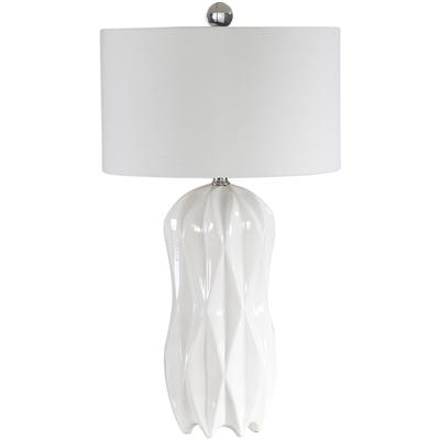 Uttermost - Malena Table Lamp - Glossy White - 26204