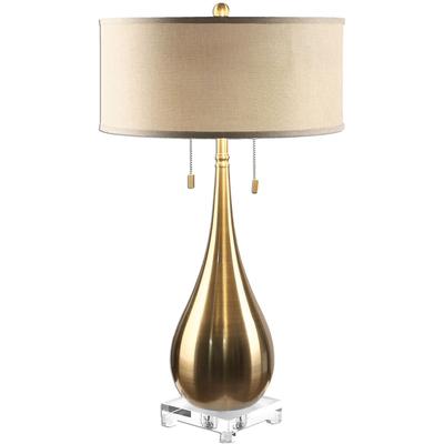 Uttermost - Lagrima Brushed Brass Lamp - 27048-1
