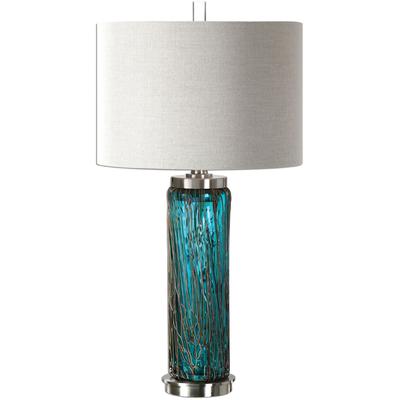 Uttermost - Almanzora Blue Glass Lamp - 27087-1