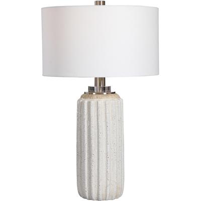Uttermost - Azariah White Crackle Table Lamp - 28431