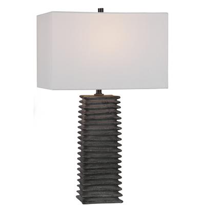 Uttermost - Sanderson Metallic Charcoal Table Lamp - 29737