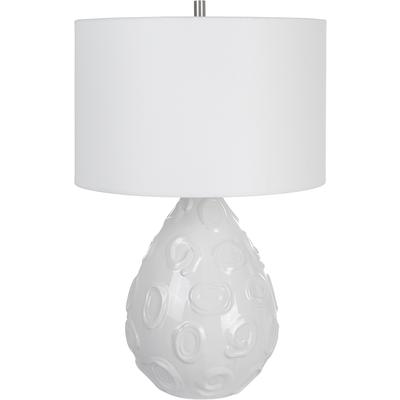 Uttermost - Loop Table Lamp - White Glaze - 30159-1