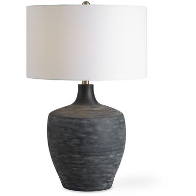 Uttermost - Graphite Ribbed Table Lamp - 30367-1