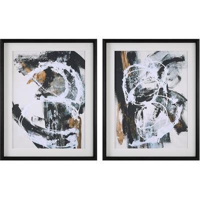 Uttermost - Set of 2 Winterland Abstract Prints - 32265