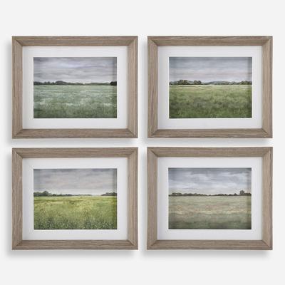 Uttermost - Set of 4 Quiet Meadows Framed Prints - 32317