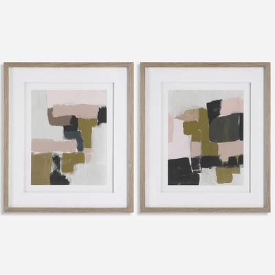 Uttermost - Set of 2 Color Block Framed Prints - 41453