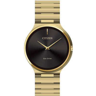 Citizen - Unisex Stiletto Eco-Drive Watch with Gold-Tone Stainless Steel Bracelet - AR3112-57E