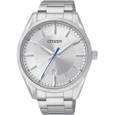 Citizen - Men's Stainless Steel Quartz Watch with Silver-Tone Dial - BI1030-53A