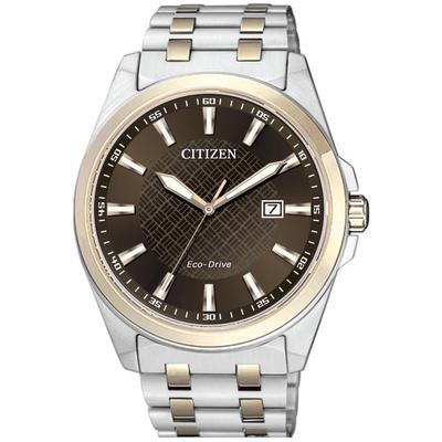 Citizen - Men's Corso Stainless Steel Eco-Drive Watch - BM7536-53X