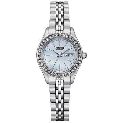 Citizen - Ladies' Quartz Watch with Stainless Steel Bracelet and Mother-of-Pearl Dial - EQ0530-51N