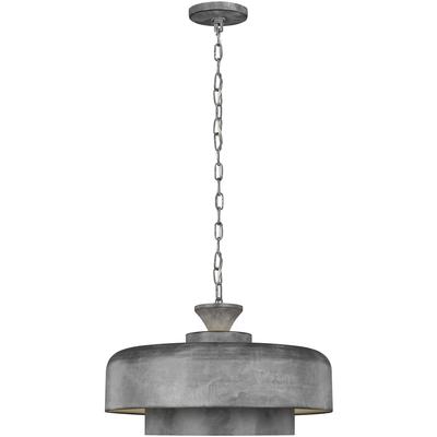 Generation Lighting Designers - Haymarket Medium Pendant - Weathered Galvanized - EP1001WGV