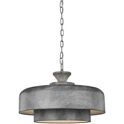 Generation Lighting Designers - Haymarket Medium Pendant - Weathered Galvanized - EP1001WGV